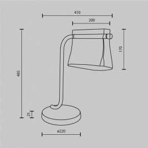 Настольная лампа декоративная Maytoni Cabaret MOD170TL-L8BS3K в Губахе - gubaha.mebel24.online | фото 7