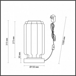 Настольная лампа декоративная Odeon Light Jam 5408/10TL в Губахе - gubaha.mebel24.online | фото 4