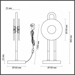Настольная лампа декоративная Odeon Light Magnet 5407/12TL в Губахе - gubaha.mebel24.online | фото 4