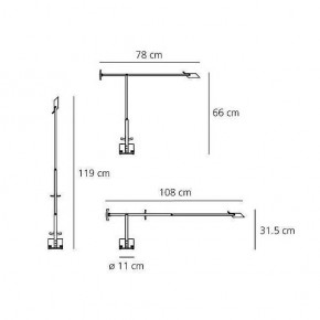 Настольная лампа офисная Artemide  A009210 в Губахе - gubaha.mebel24.online | фото 7