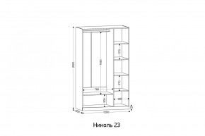 НИКОЛЬ 23 шкаф 3-х створчатый в Губахе - gubaha.mebel24.online | фото 2