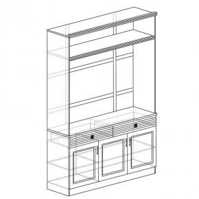 ОРЛЕАН Гостиная (модульная) серый в Губахе - gubaha.mebel24.online | фото 5