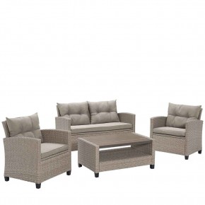 Плетеный комплект мебели с диваном AFM-804B Beige в Губахе - gubaha.mebel24.online | фото