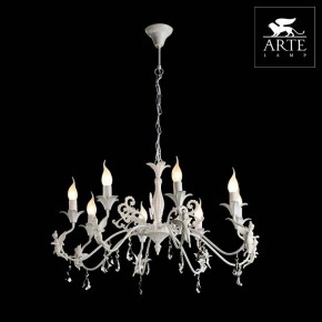 Подвесная люстра Arte Lamp Angelina A5349LM-8WH в Губахе - gubaha.mebel24.online | фото 2