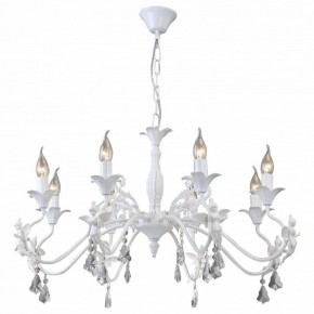 Подвесная люстра Arte Lamp Angelina A5349LM-8WH в Губахе - gubaha.mebel24.online | фото 3