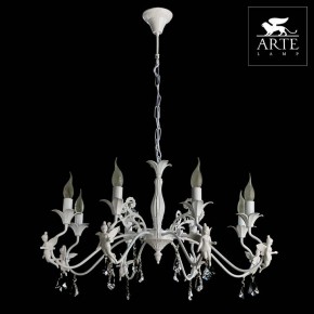 Подвесная люстра Arte Lamp Angelina A5349LM-8WH в Губахе - gubaha.mebel24.online | фото 4