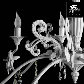 Подвесная люстра Arte Lamp Angelina A5349LM-8WH в Губахе - gubaha.mebel24.online | фото 6