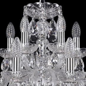 Подвесная люстра Bohemia Ivele Crystal 1402 1402/12+6/240/Ni в Губахе - gubaha.mebel24.online | фото 4