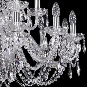 Подвесная люстра Bohemia Ivele Crystal 1402 1402/12+6/300/2d/Ni в Губахе - gubaha.mebel24.online | фото 2