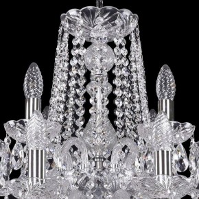 Подвесная люстра Bohemia Ivele Crystal 1402 1402/12+6/300/2d/Ni в Губахе - gubaha.mebel24.online | фото 4