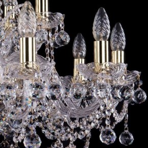 Подвесная люстра Bohemia Ivele Crystal 1411 1411/10+5/240/G/Balls в Губахе - gubaha.mebel24.online | фото 2
