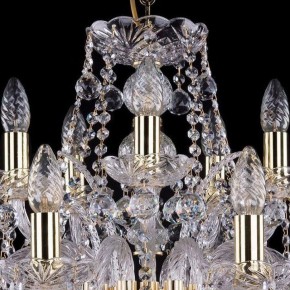 Подвесная люстра Bohemia Ivele Crystal 1411 1411/10+5/240/G/Balls в Губахе - gubaha.mebel24.online | фото 4