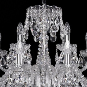 Подвесная люстра Bohemia Ivele Crystal 1411 1411/12+6/300/Ni в Губахе - gubaha.mebel24.online | фото 4