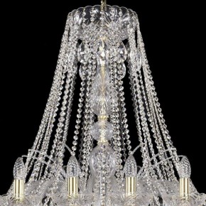 Подвесная люстра Bohemia Ivele Crystal 1411 1411/24/460/G в Губахе - gubaha.mebel24.online | фото 4