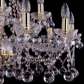 Подвесная люстра Bohemia Ivele Crystal 1413 1413/10+5/300/G/Balls в Губахе - gubaha.mebel24.online | фото 3
