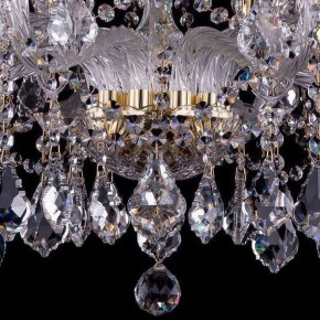 Подвесная люстра Bohemia Ivele Crystal 1413 1413/10+5/300/G/Leafs в Губахе - gubaha.mebel24.online | фото 3