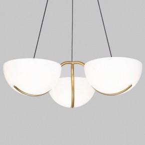 Подвесная люстра Eurosvet Emisfero 50083/3 LED золото в Губахе - gubaha.mebel24.online | фото