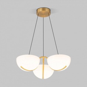 Подвесная люстра Eurosvet Emisfero 50083/3 LED золото в Губахе - gubaha.mebel24.online | фото 2