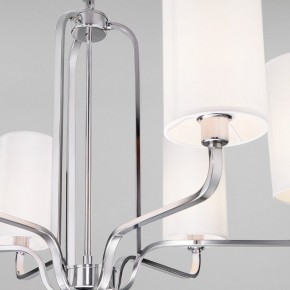 Подвесная люстра Eurosvet Purezza 60128/6 хром в Губахе - gubaha.mebel24.online | фото 5
