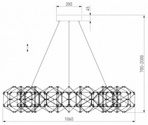 Подвесная люстра Eurosvet Uma 90369/15 медь в Губахе - gubaha.mebel24.online | фото 4