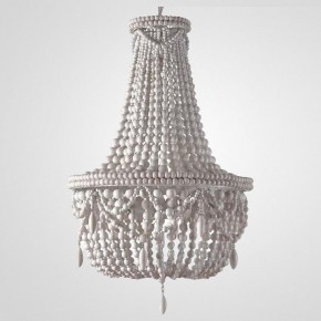 Подвесная люстра Imperiumloft Rh Anselme White Wood Large Chandelier 40.1934-0 в Губахе - gubaha.mebel24.online | фото