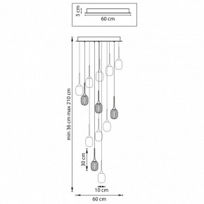 Подвесная люстра Lightstar Acrile 738131 в Губахе - gubaha.mebel24.online | фото 7