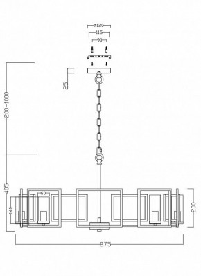 Подвесная люстра Maytoni Bowi H009PL-08G в Губахе - gubaha.mebel24.online | фото 4