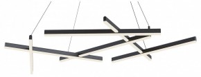 Подвесная люстра Maytoni Line MOD016PL-L80BK в Губахе - gubaha.mebel24.online | фото