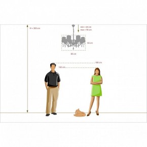 Подвесная люстра MW-Light Эллегия 8 303012708 в Губахе - gubaha.mebel24.online | фото 11