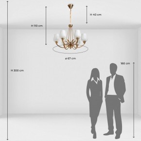 Подвесная люстра MW-Light Палермо 27 386017706 в Губахе - gubaha.mebel24.online | фото 8
