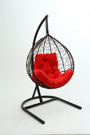 Подвесное кресло Бароло (коричневый/красный) в Губахе - gubaha.mebel24.online | фото
