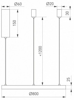 Подвесной светильник Arlight CONGO 046248 в Губахе - gubaha.mebel24.online | фото 4
