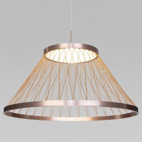 Подвесной светильник Eurosvet Cesta 40017/1 LED коричневый в Губахе - gubaha.mebel24.online | фото
