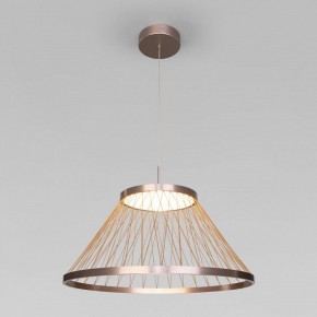 Подвесной светильник Eurosvet Cesta 40017/1 LED коричневый в Губахе - gubaha.mebel24.online | фото 2