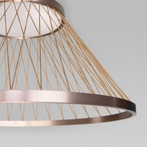 Подвесной светильник Eurosvet Cesta 40017/1 LED коричневый в Губахе - gubaha.mebel24.online | фото 6