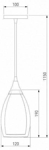 Подвесной светильник Eurosvet Cosmic 50085/1 золото в Губахе - gubaha.mebel24.online | фото 5