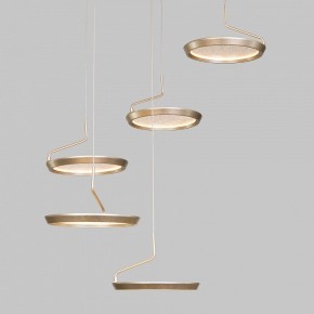 Подвесной светильник Eurosvet Crespella 90034/6 золото в Губахе - gubaha.mebel24.online | фото 6