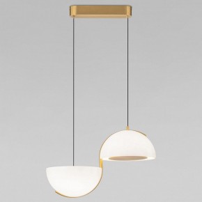 Подвесной светильник Eurosvet Emisfero 50083/2 LED золото в Губахе - gubaha.mebel24.online | фото