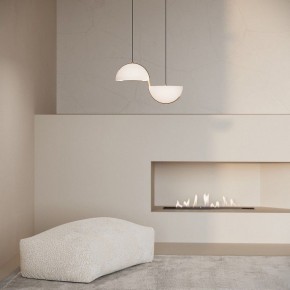 Подвесной светильник Eurosvet Emisfero 50083/2 LED золото в Губахе - gubaha.mebel24.online | фото 2