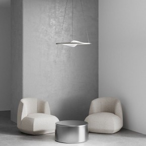 Подвесной светильник Eurosvet Occhio 40027/1 LED серый в Губахе - gubaha.mebel24.online | фото 4