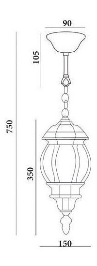 Подвесной светильник Feron 8105 11103 в Губахе - gubaha.mebel24.online | фото 4