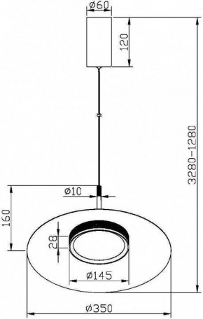 Подвесной светильник Maytoni Halo MOD041PL-L15B3K1 в Губахе - gubaha.mebel24.online | фото 5