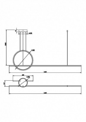 Подвесной светильник Maytoni Halo MOD247PL-L49BK в Губахе - gubaha.mebel24.online | фото 2