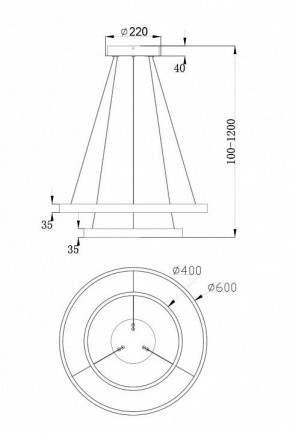 Подвесной светильник Maytoni Rim MOD058PL-L55W4K в Губахе - gubaha.mebel24.online | фото 7