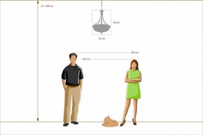 Подвесной светильник MW-Light Афродита 1 317010504 в Губахе - gubaha.mebel24.online | фото 3