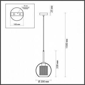 Подвесной светильник Odeon Light Clocky 4939/1 в Губахе - gubaha.mebel24.online | фото 4