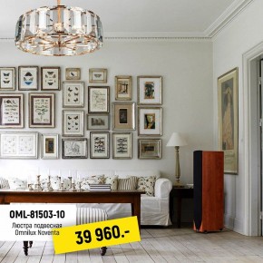 Подвесной светильник Omnilux Noventa OML-81503-10 в Губахе - gubaha.mebel24.online | фото 3