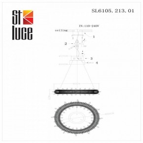 Подвесной светильник ST-Luce Lucchero SL6105.213.01 в Губахе - gubaha.mebel24.online | фото 6