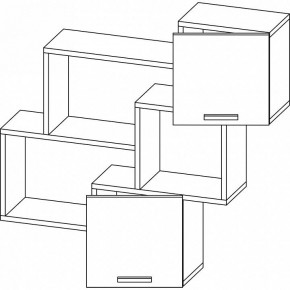 Полка комбинированная Флэш-28 в Губахе - gubaha.mebel24.online | фото 2