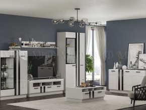 МАГНОЛИЯ Полка (Белый глянец/Белый) в Губахе - gubaha.mebel24.online | фото 2